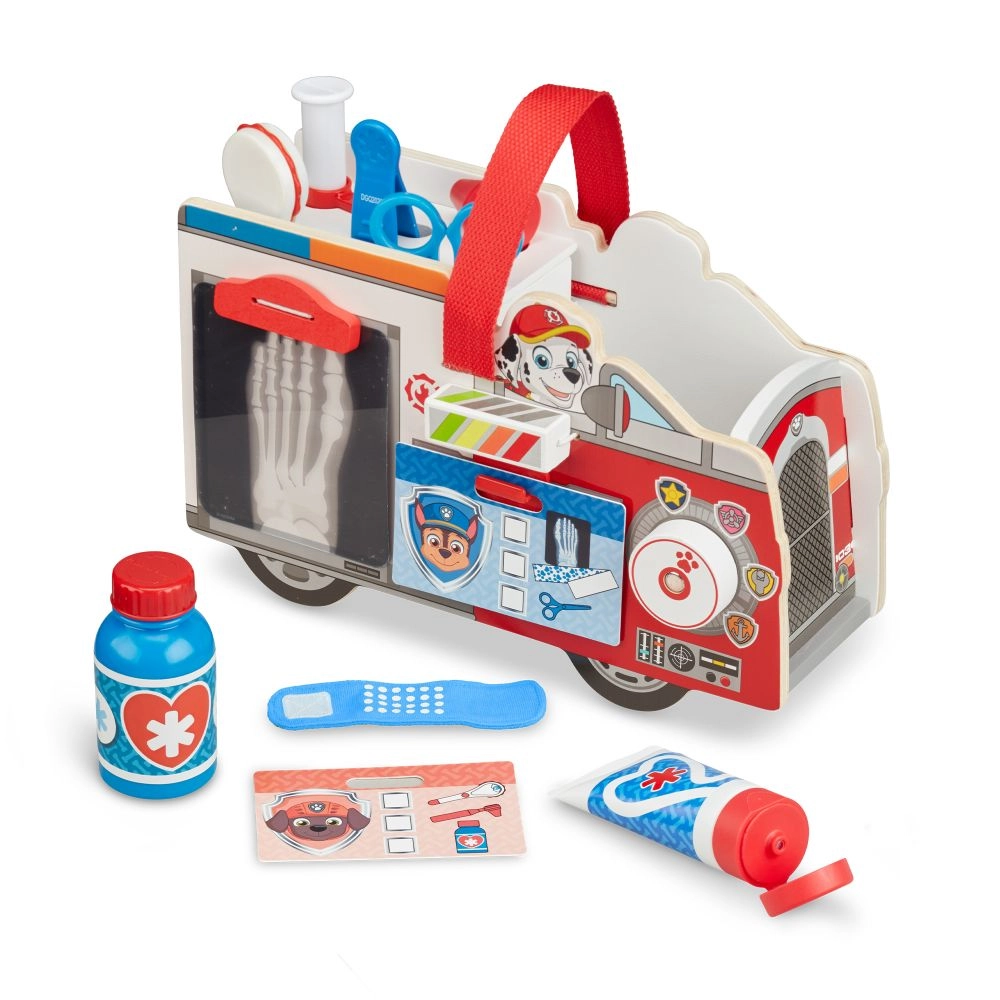 Drevené záchranárske vozidlo PAW PATROL