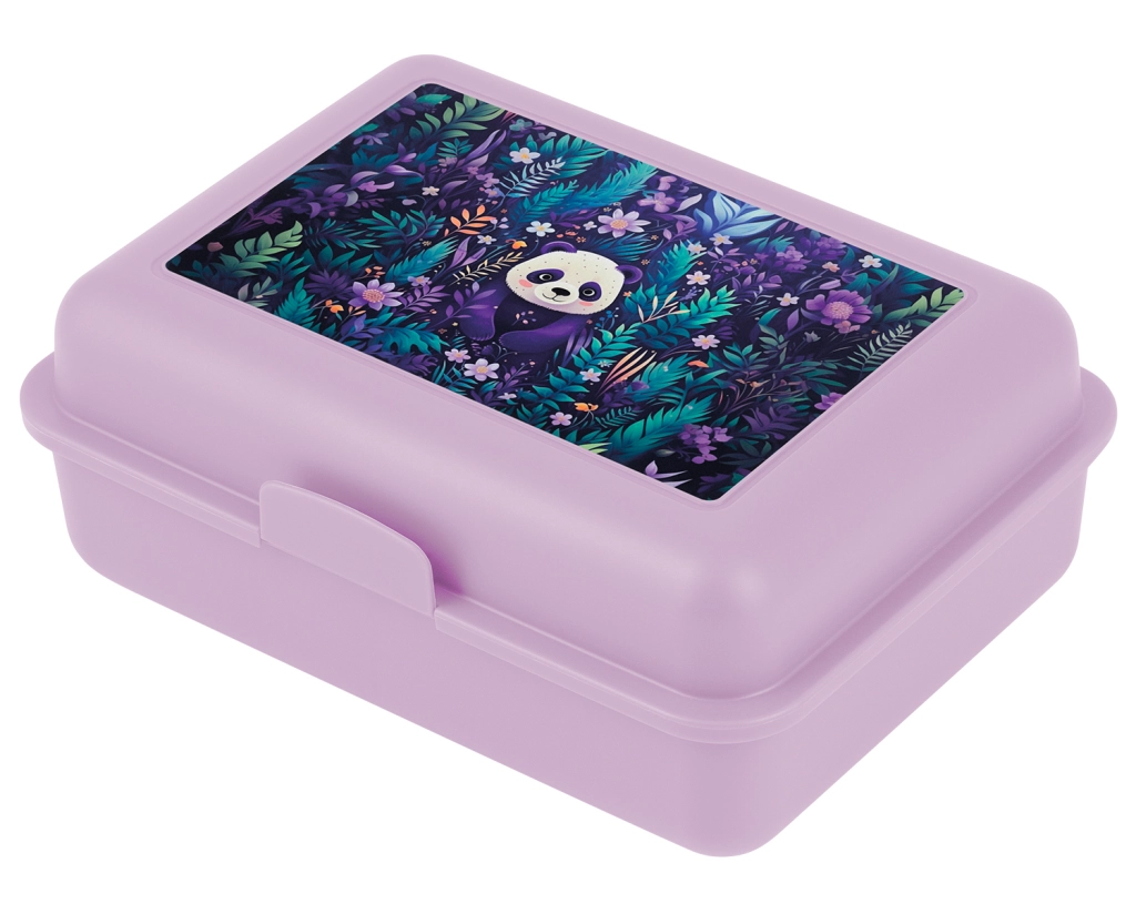 E-shop BAAGL Box na desiatu Jungle Panda fialová