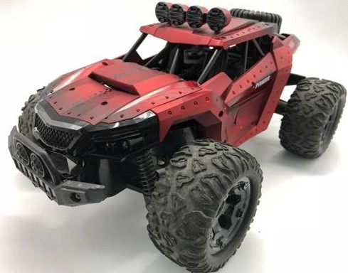 E-shop RC terénne auto Pioneer 1:12 s kamerou – červené