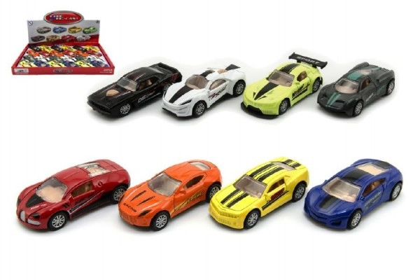 E-shop Teddies Auto 8 cm, kov, zpětné natažení, mix druhů TD58222