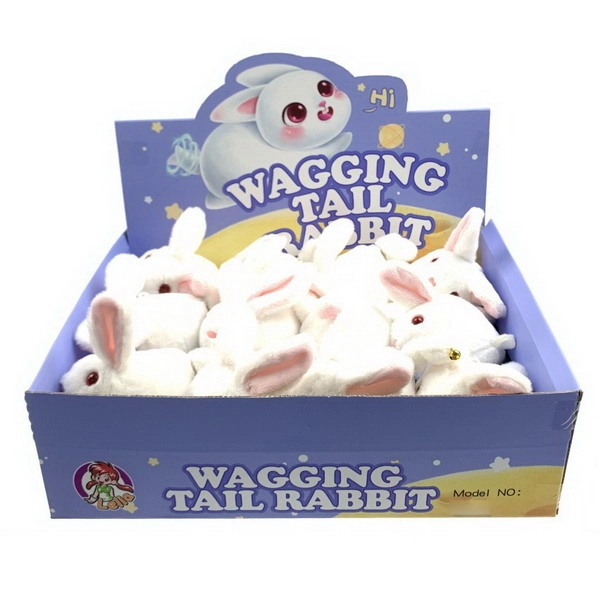 E-shop Wiky Králik naťahovací vrtí chvostíkom 14 cm