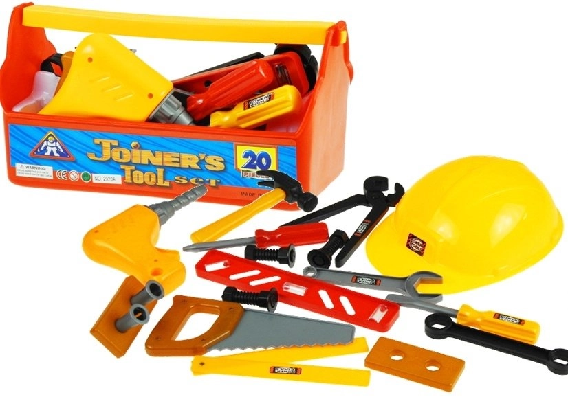 E-shop Lean Toys sada náradia pre domácich majstrov s prilbou 20 prvkov