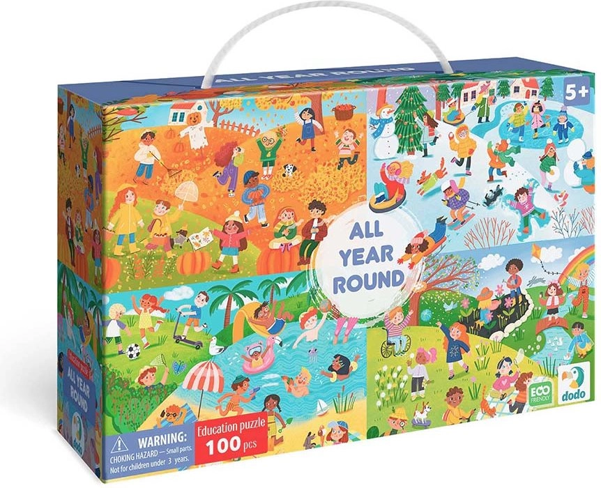 Puzzle DODO celý rok, 100 dielikov