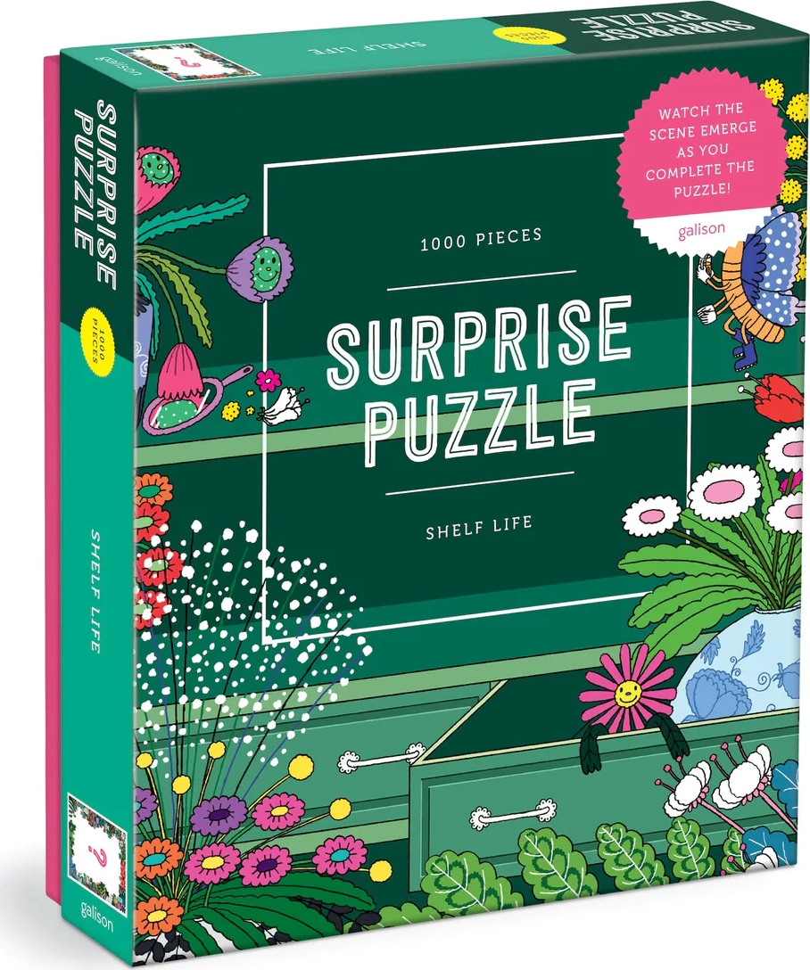 E-shop GALISON Surprise puzzle Život na poličke 1000 dielikov