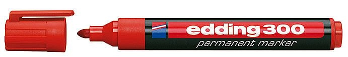 Edding 300 červený
