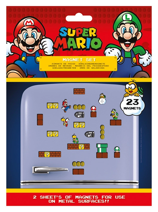 E-shop Pyramid International Sada magnetek Super Mario 23 ks