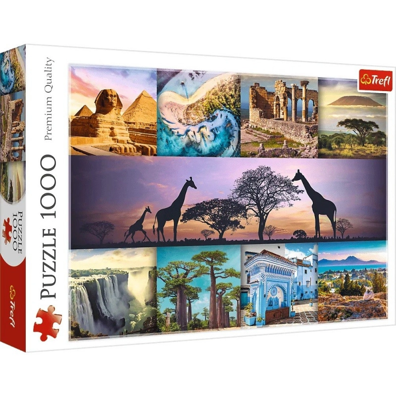 E-shop TREFL Koláž Afrika 1000 dielov