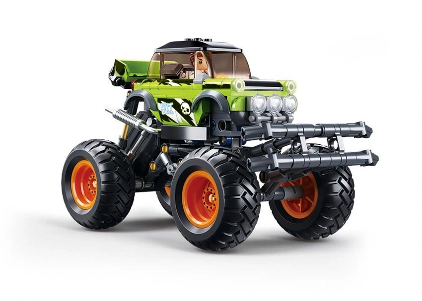 E-shop Sluban B1158 Natahovací auto Bigfoot Green BKI