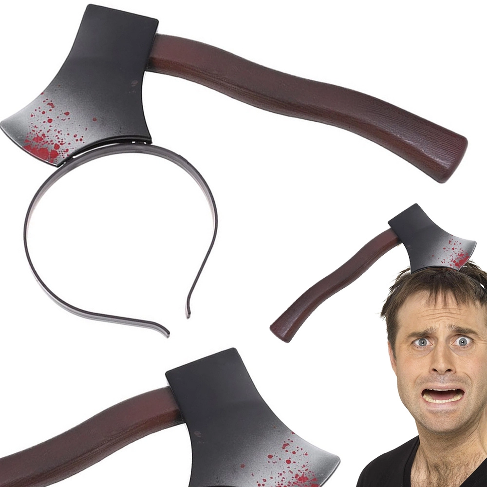 E-shop Nůžky v hlavě čelenka 11cm halloween 8434077261
