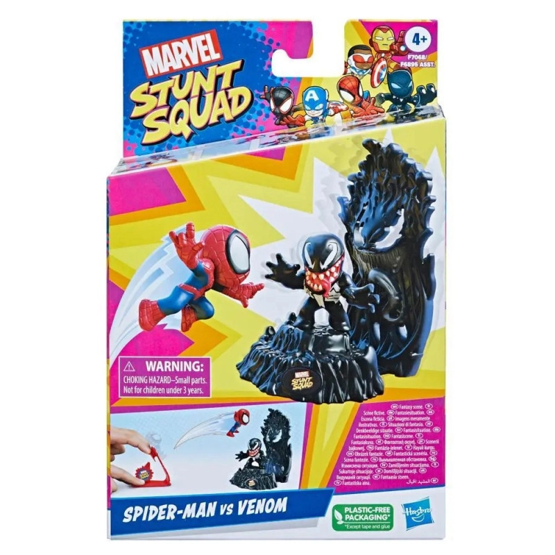 E-shop Marvel stunt squad: spider-man vs venom – akčný set so vystreľovačom
