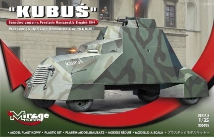 E-shop Kubus – samohybný obrnený voz Varšavského povstania, plastový model na zlepenie