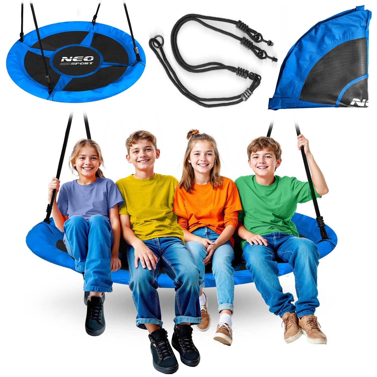 E-shop Neo-Sport Swingo 120 cm hojdačka bocianie hniezdo 1061