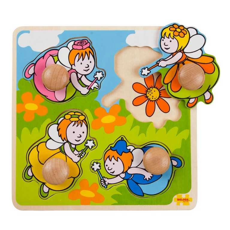 E-shop Bigjigs Vkladacie puzzle Víly
