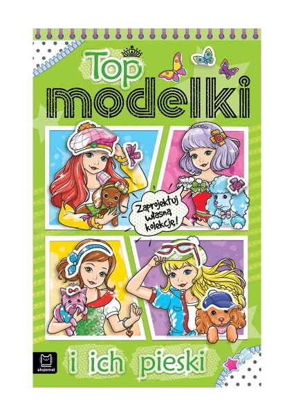 E-shop Top modelky a ich psíkovia – kreatívny zošit s nálepkami