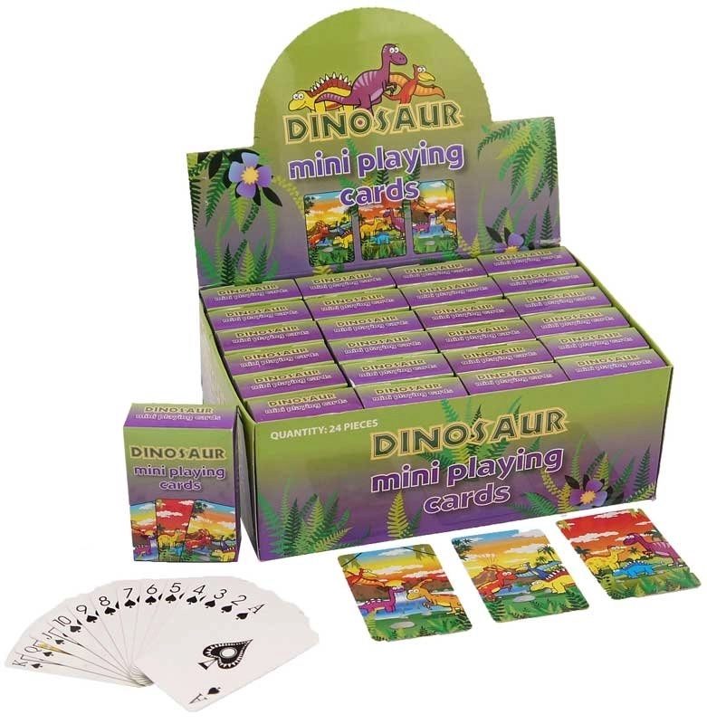 Mini hracie karty Dinosaury 54 listov