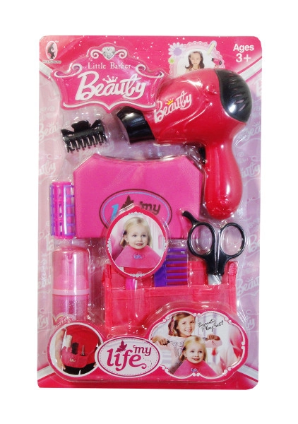 Kadernícka sada s ružovou zásterou pre deti