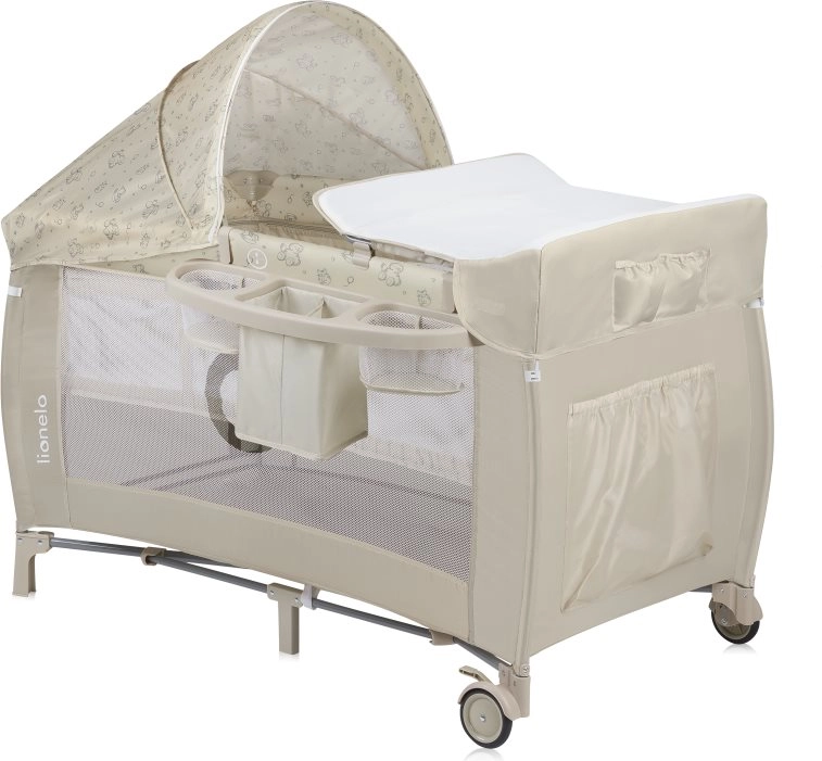 Cestovná postieľka LIONELO Sven Plus Beige Latte