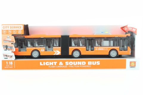 E-shop Lamps Autobus kloubový oranžový na baterie