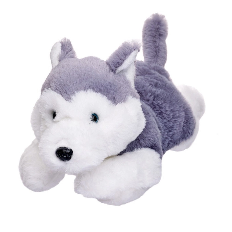 E-shop Plyšový pes husky ležiaci 35 cm