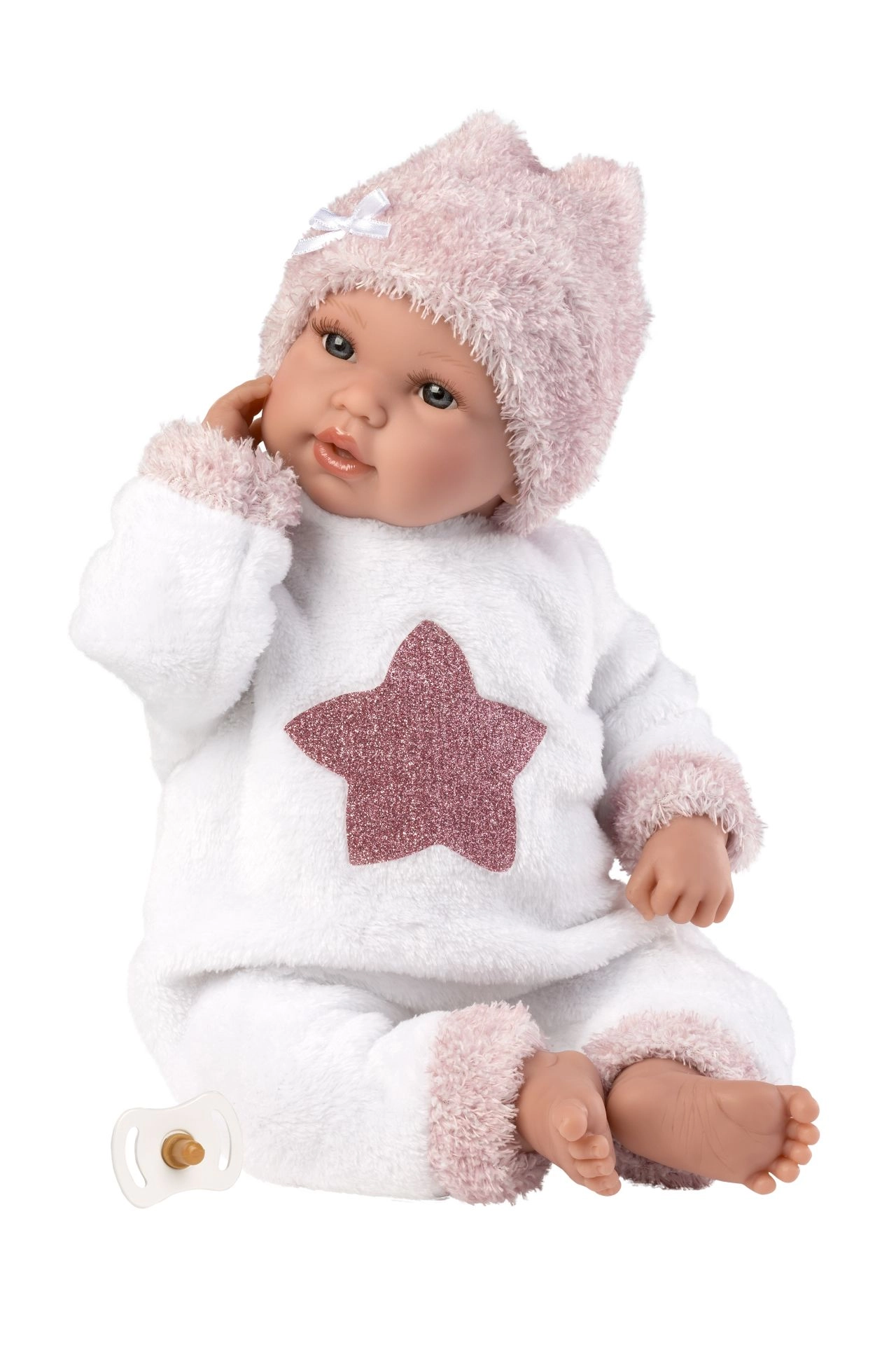 E-shop Llorens 63648 NEW BORN realistická bábätko so zvukmi a mäkkým látkovým telom 36