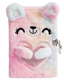 Plyšový denník s medvedíkom a zámkom