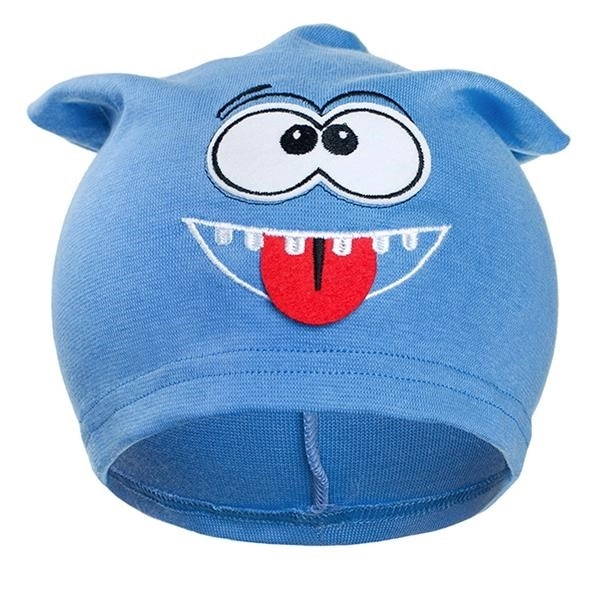 detská jesenná čiapočka New Baby Sníšek svetlomodrá 110 (4–5 rokov)