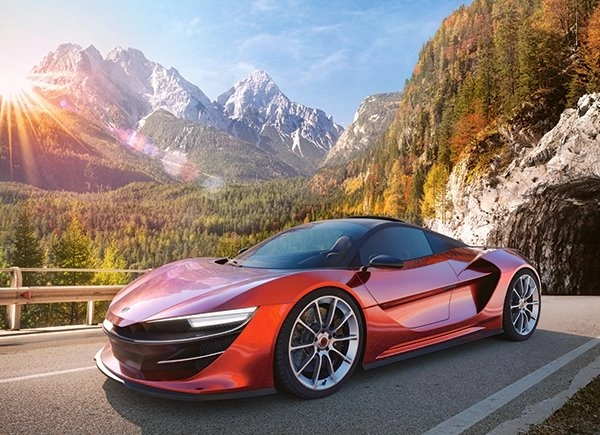 E-shop Castorland Sports Car 100 dielov