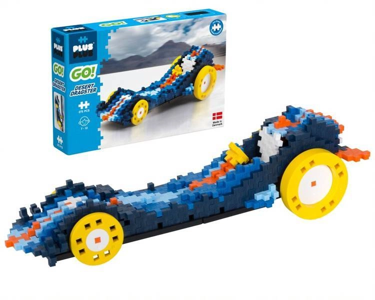 E-shop Stavebnica Plus-Plus Mini mix púštny dragster 240 dielikov