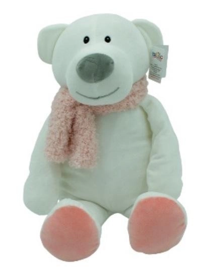E-shop Maskot medveď Kamil ružové doplnky 35 cm