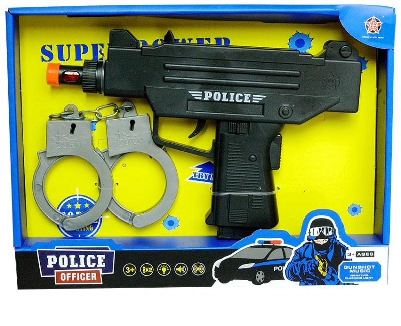 E-shop Mac Toys policajná pištoľ s putami