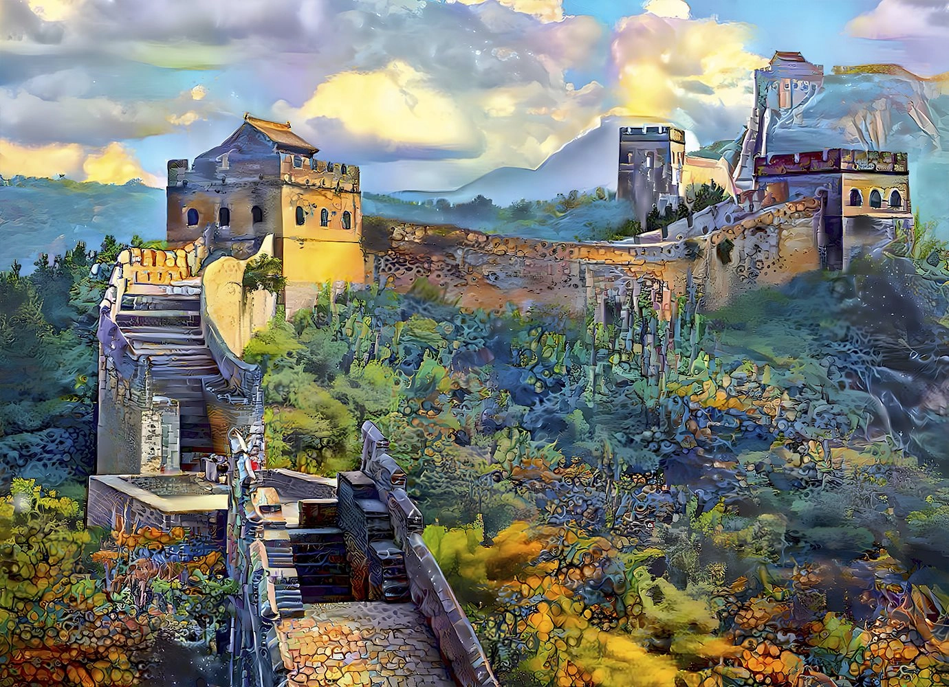 E-shop BlueBird Great Wall of China 1000 dielov