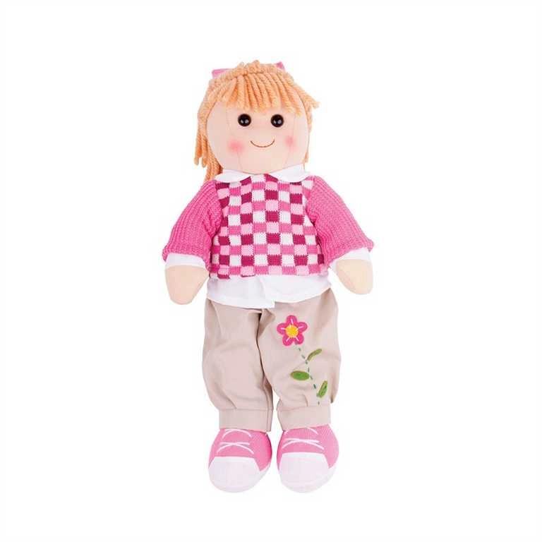 E-shop Bigjigs Toys látková Melanie 38 cm