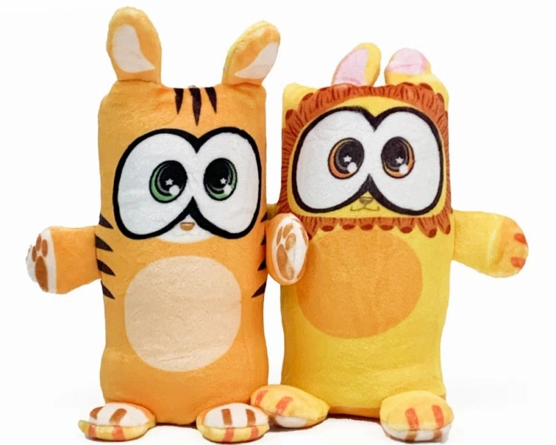 E-shop Plyšová hračka Dublusie – obojstranný tiger/lev