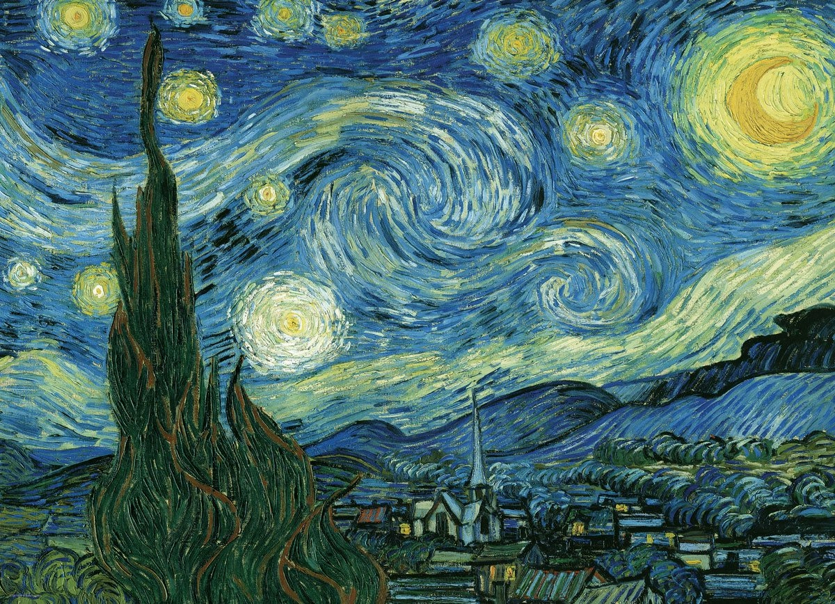 E-shop Eurographics Jigsaw Van Gogh Starry nig 1000 dielov