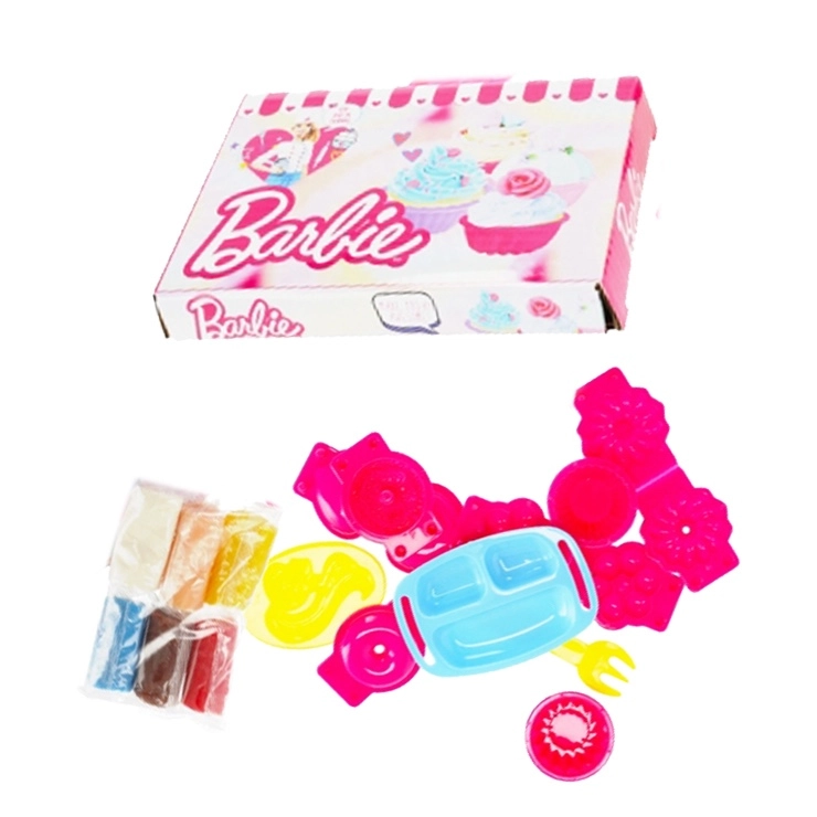 E-shop Plastelína BARBIE cukráreň – kreatívna sada s formičkami