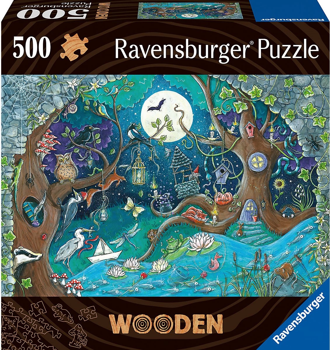 E-shop Ravensburger 175161 Drevené Čarovný Les 500 dielov