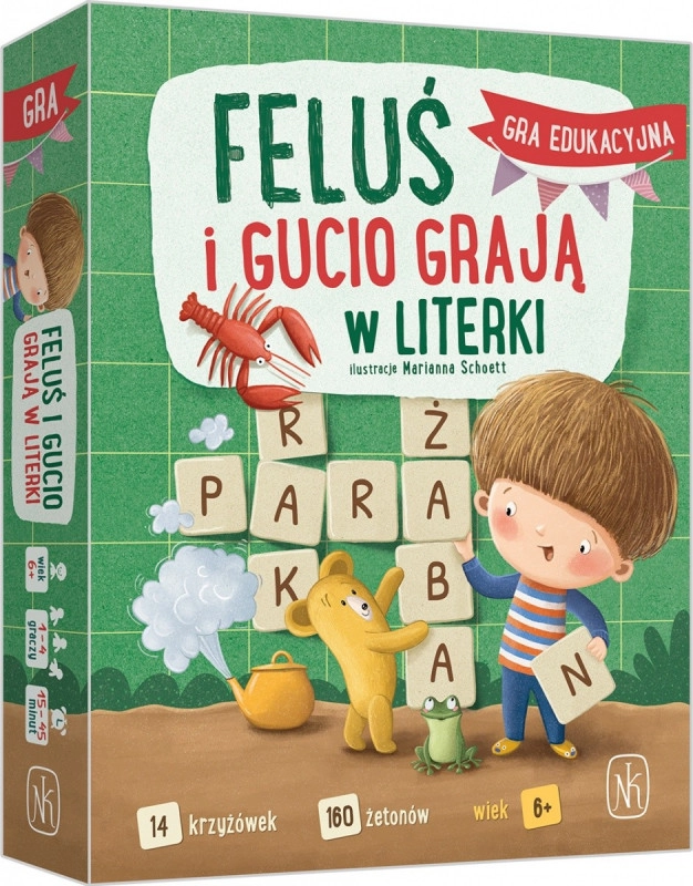 E-shop Feluš a Gucio hrajú písmenká – vzdelávacia krížovkárska hra pre deti