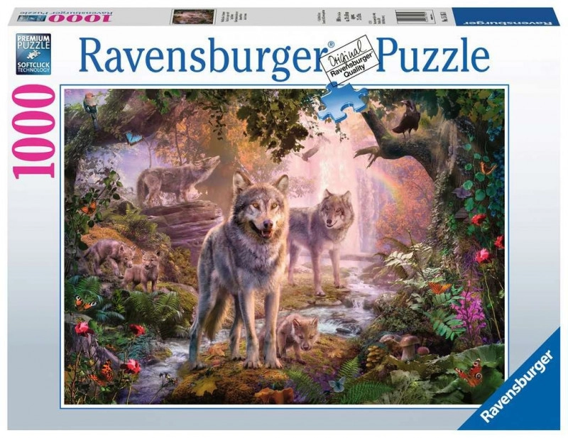 E-shop Ravensburger 151851 Rodina vlků v létě 1000 dielov