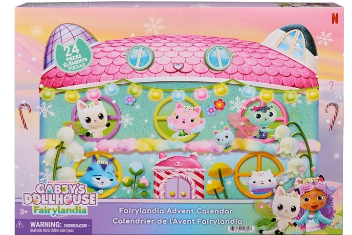 Adventný kalendár Gabby’s Dollhouse Wr óżckolandia - 1 kus