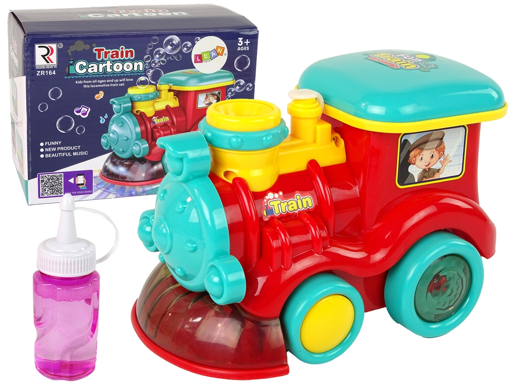 E-shop Lean Toys Bublifuk lokomotíva červená