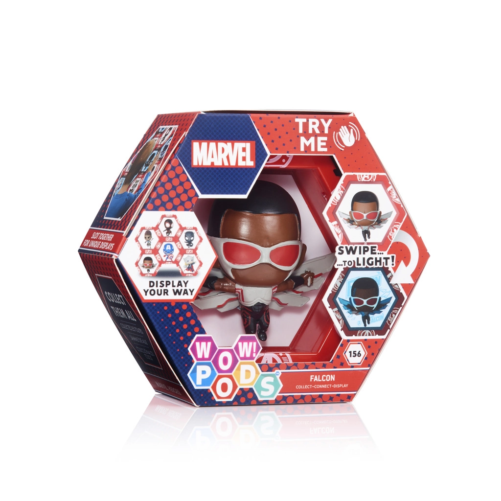 E-shop Wow Pod Marvel Falcon – zberateľská svietiaca figúrka