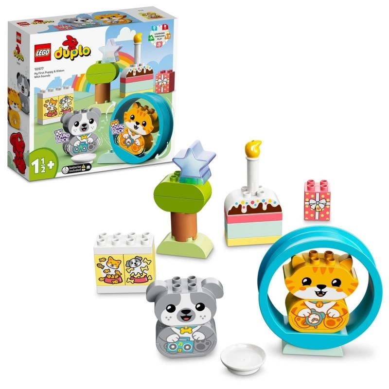 E-shop LEGO® DUPLO® 10977 Moje prvé šteniatko a mačiatko so zvukom