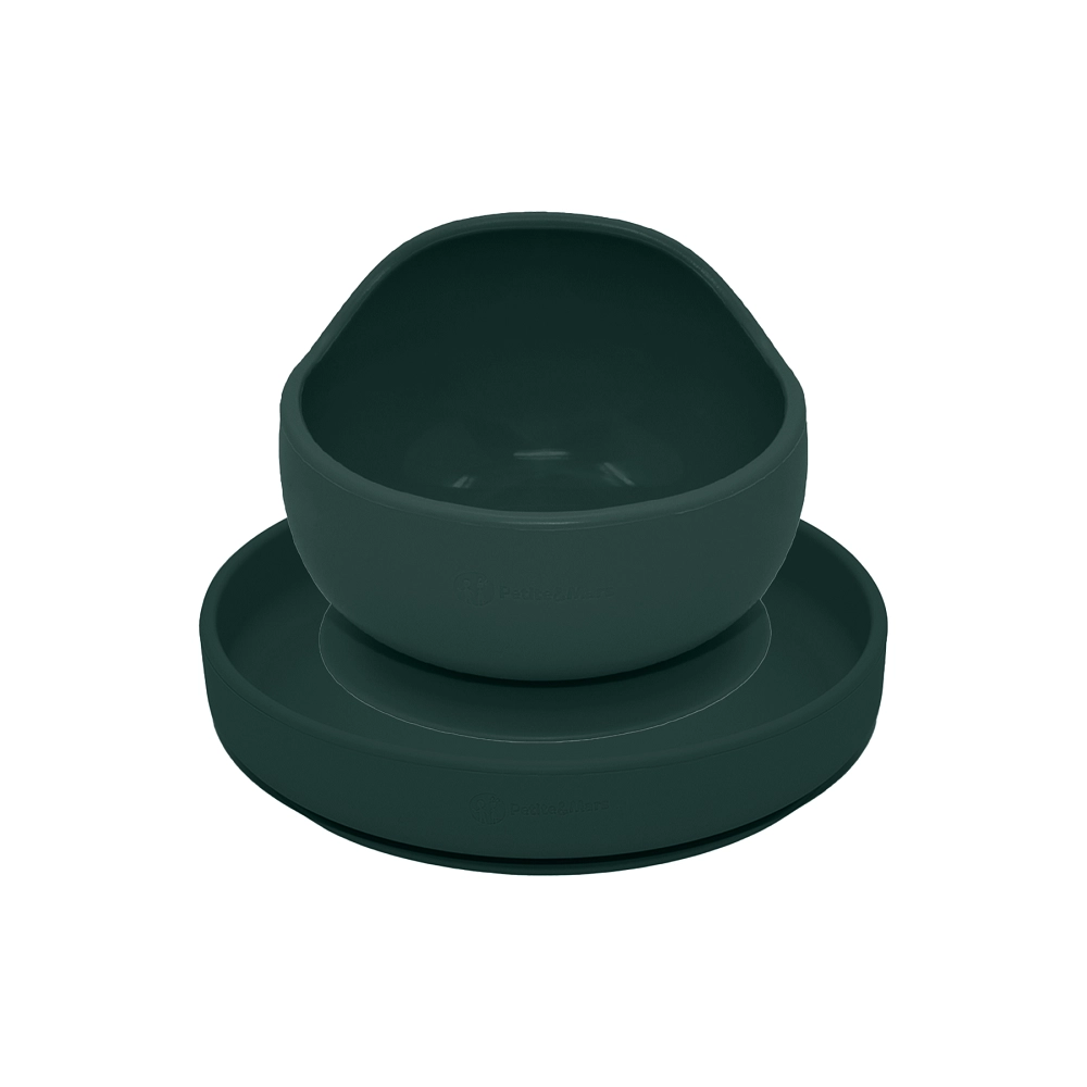 PETITE&MARS Set jedálenský silikónový Desert Sand TAKE&MATCH 2 ks