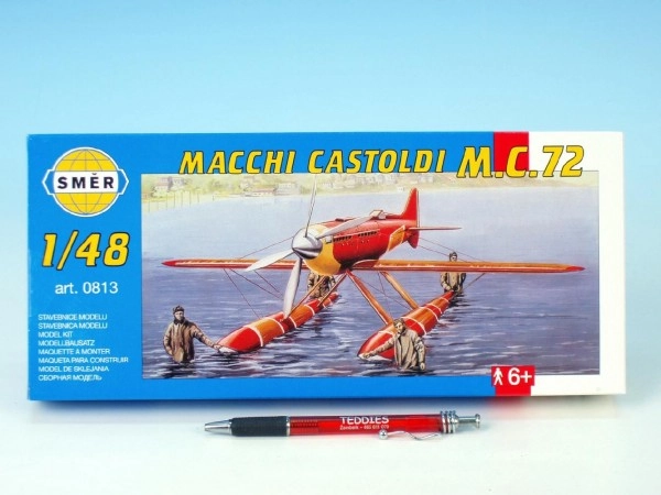 E-shop Směr Model Macchi Castoldi M.C.72 17 5x19cm v krabici 31x13 5x3 5cm 1:48