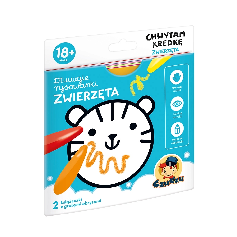 E-shop CzuCzu Dłuuugie rysowanki Chwytam kredkę Zwierzęta