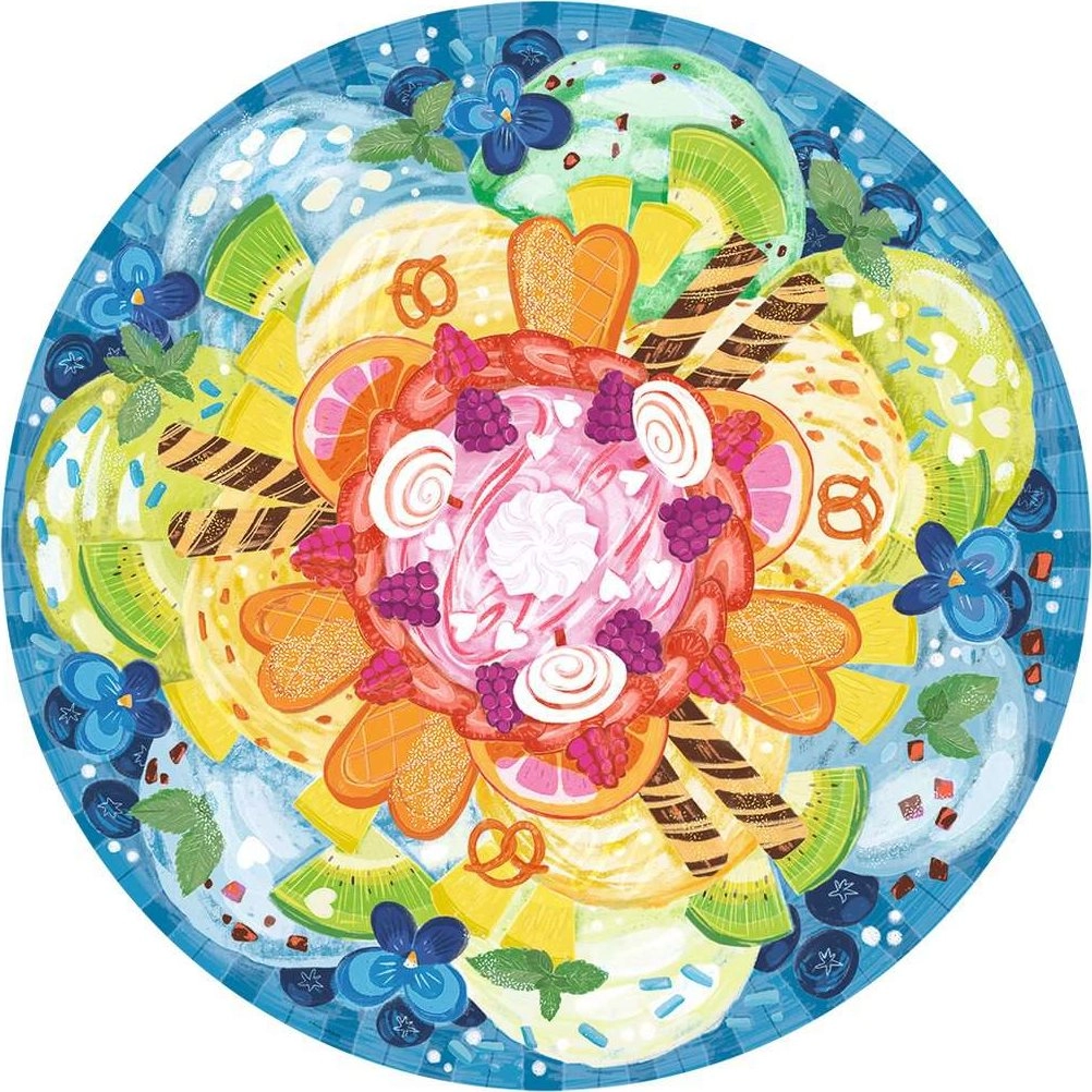 E-shop RAVENSBURGER Kruhové Zmrzlina 500 dielov