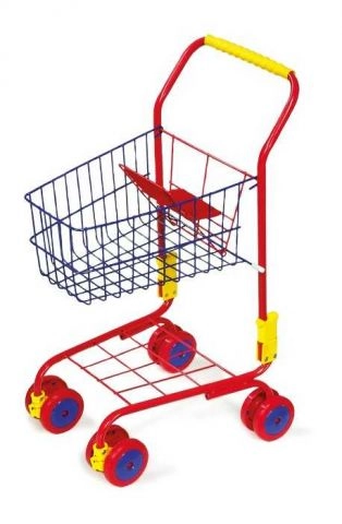 E-shop Small foot nákupný vozík červený