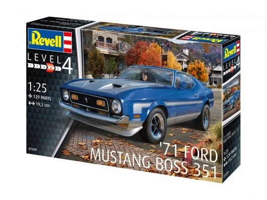 Revell 71 Ford Mustang Boss 351 Plastic ModelKit auto 07699 1:25