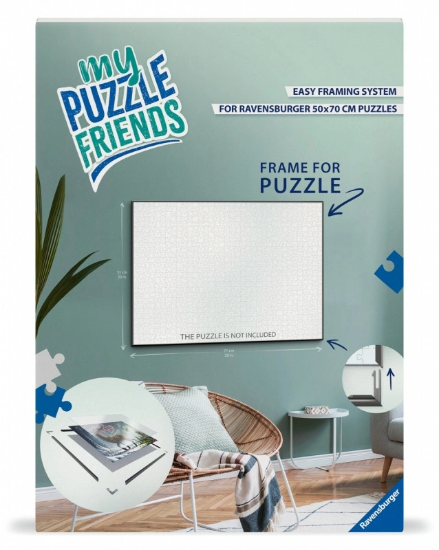 E-shop Rám na puzzle čierny 70x50 cm od Ravensburger