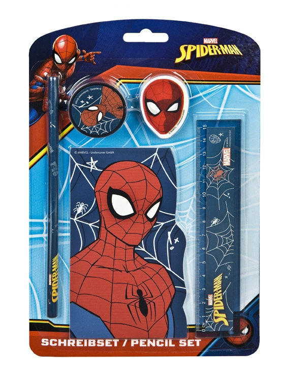 E-shop Sada školských pomôcok 5 ks s motívom SPIDER-MAN